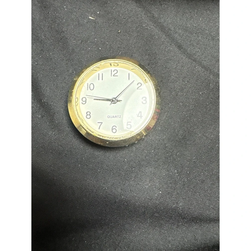 Lenox Demdaco Woodsong Designs Ceramic Desk Clock Euripides Quote Sage Green